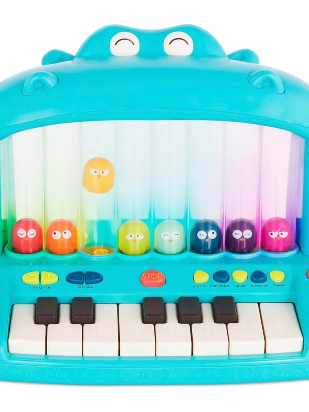 B. Toys hippo piano musical toy lights, sounds songs for baby & toddler